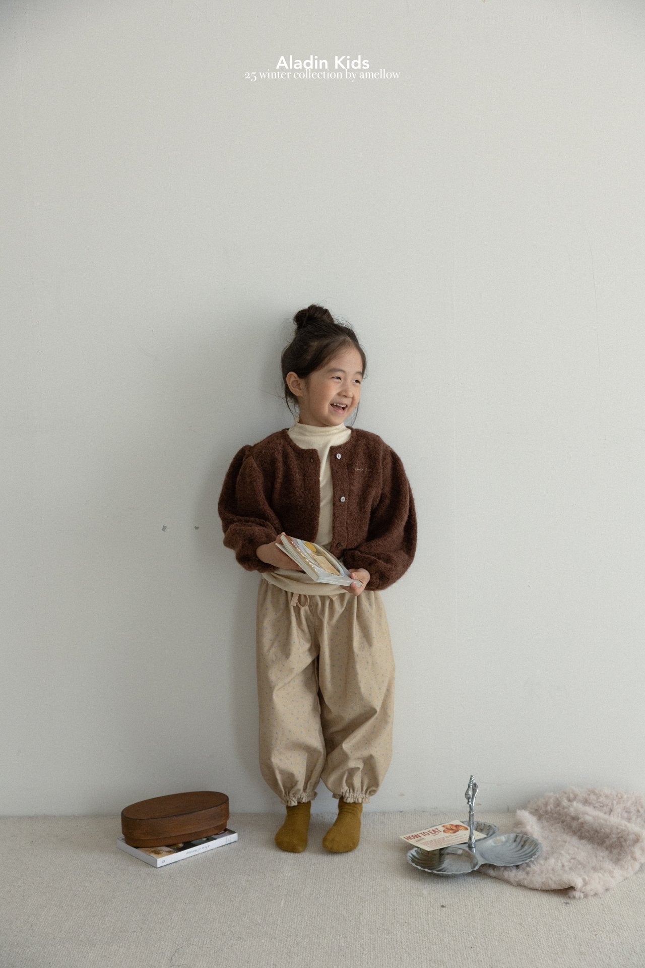 ［aladin］Soft puff cardigan