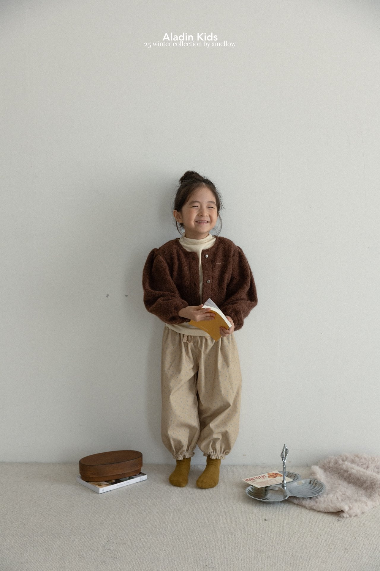 ［aladin］Soft puff cardigan