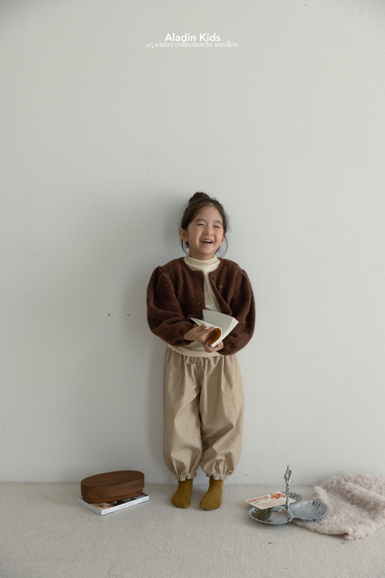 ［aladin］Soft puff cardigan