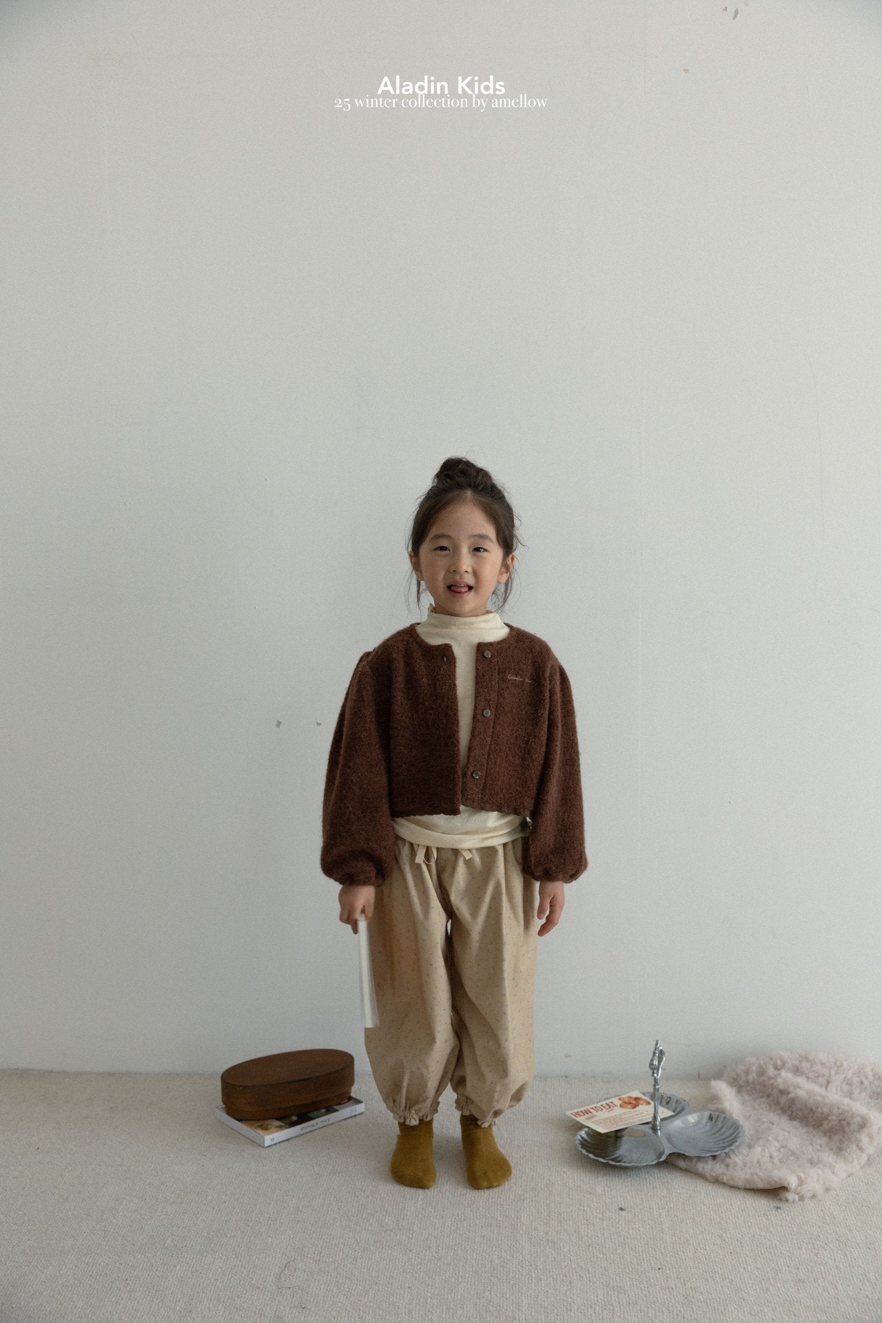 ［aladin］Soft puff cardigan