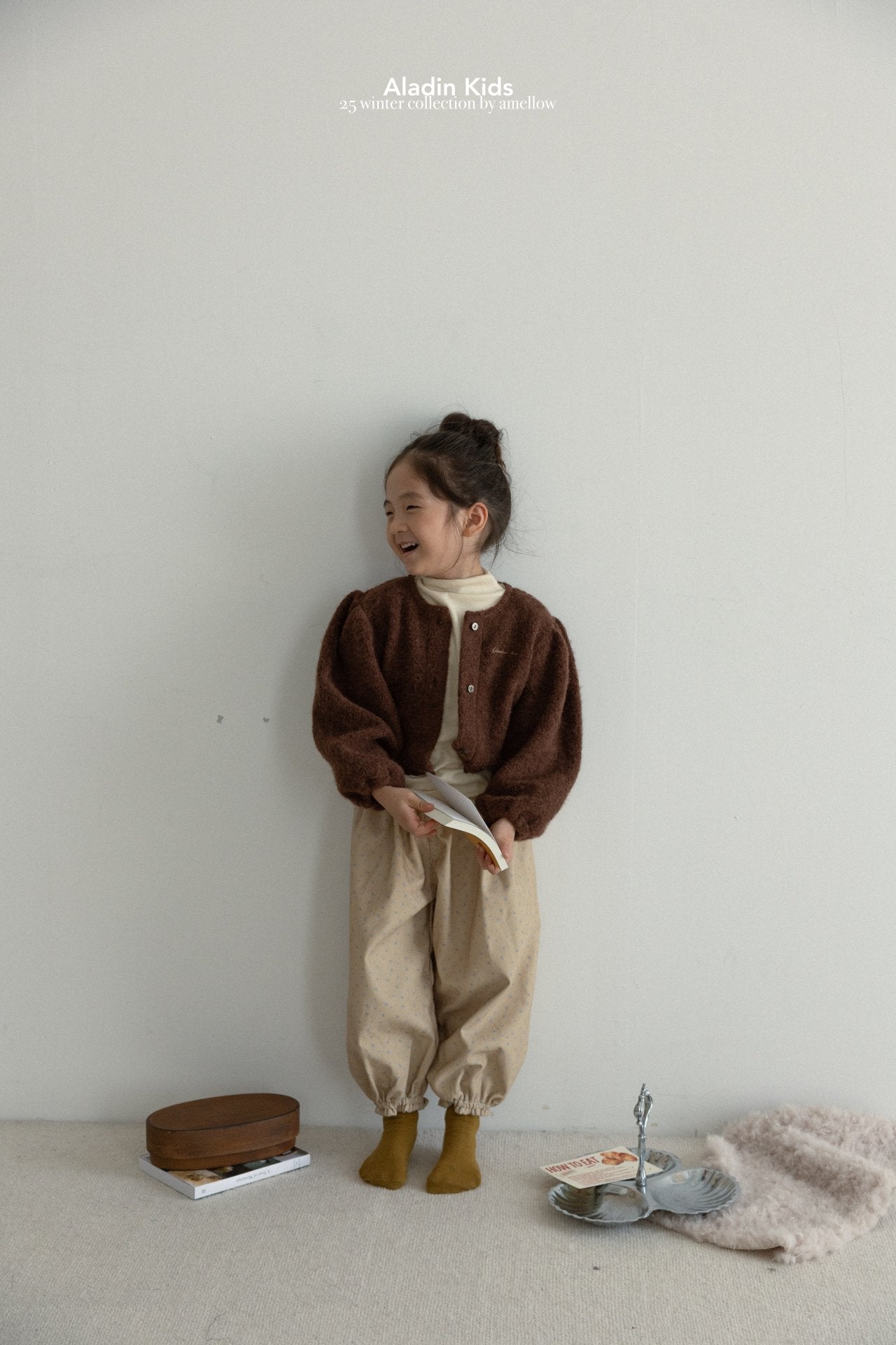 ［aladin］Soft puff cardigan