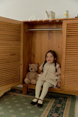 ［OREN］Rose padding vest & skirt set