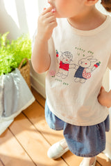 ［milk powder］Pair tee