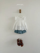 ［aladin］Pleats denim skirt
