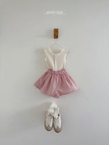 ［aladin］Lace button sleeveless tops