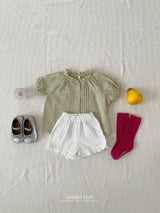 ［aladin］Emilly frill tuck blouse