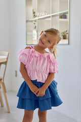 ［jujua］Lux frill blouse