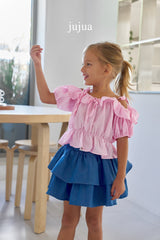 ［jujua］Lux frill blouse