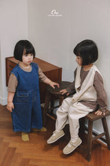 ［onu］Pocket denim overalls
