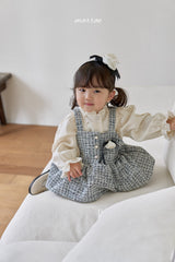 ［marron］Tweed sera rompers
