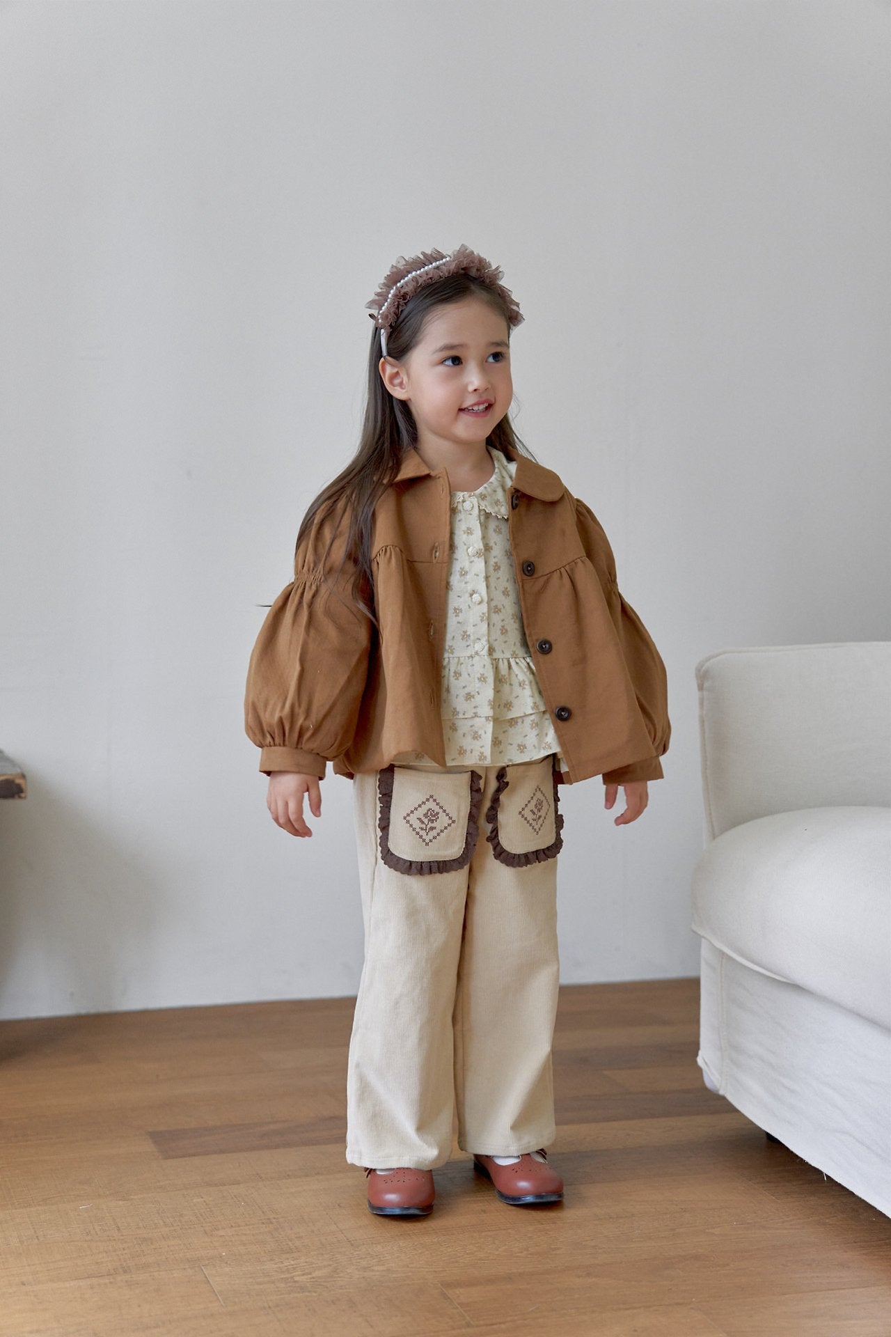 ［marron］Rose pocket pants