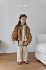 ［marron］Rose pocket pants