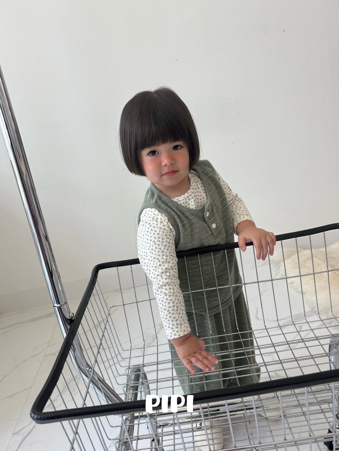 ［pipi］Soft stripe pants