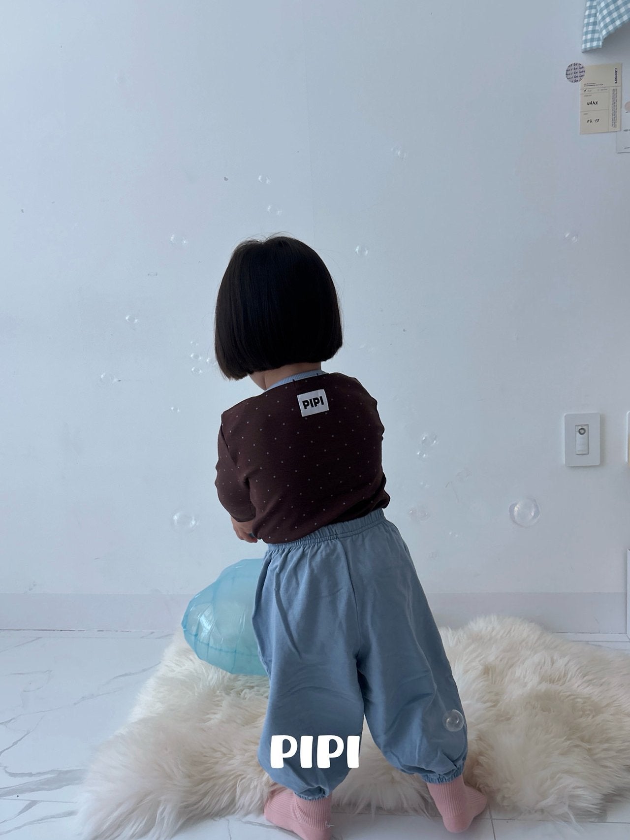 ［pipi］pastel jpgger pants