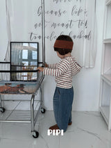［pipi］Banding denim pants