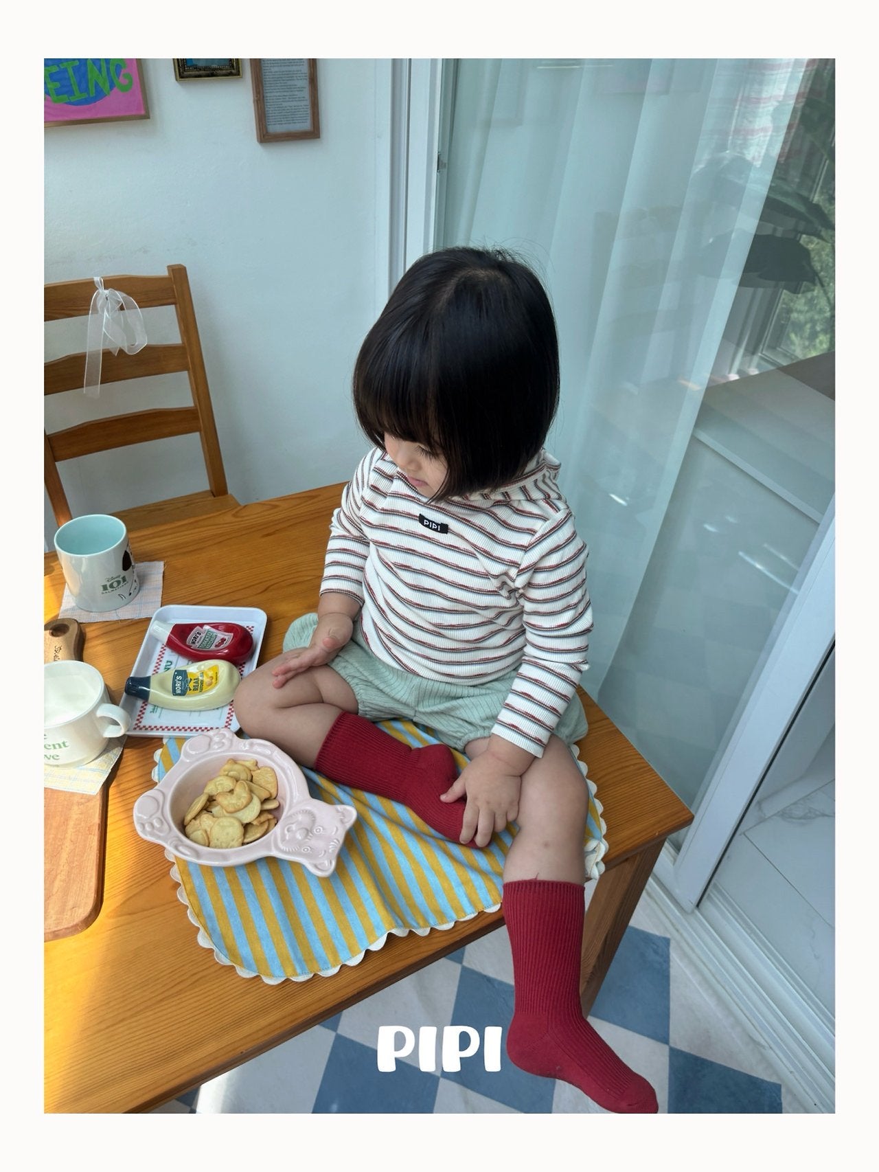 ［pipi］Knit pumpkin pants