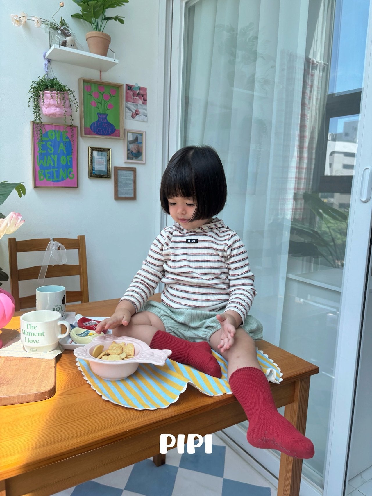 ［pipi］Knit pumpkin pants