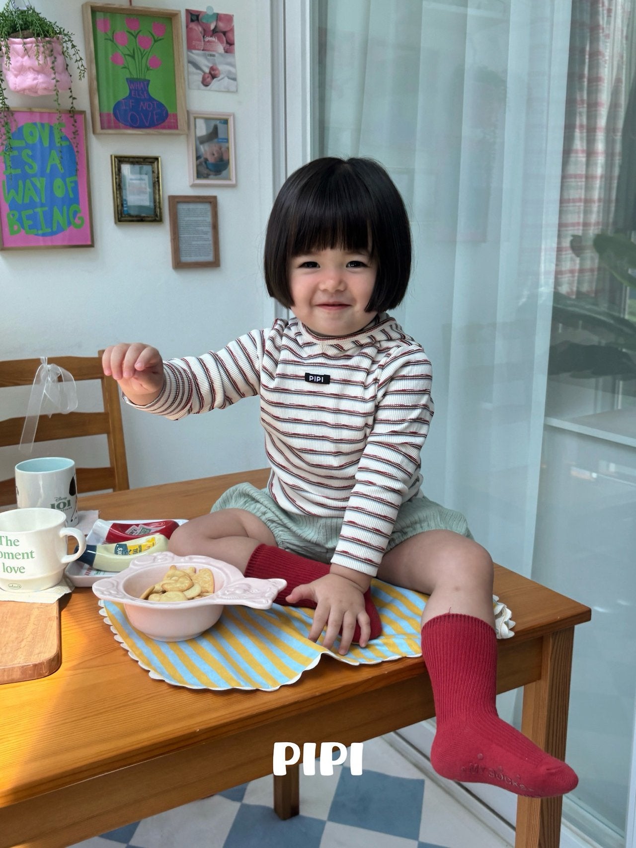 ［pipi］Knit pumpkin pants