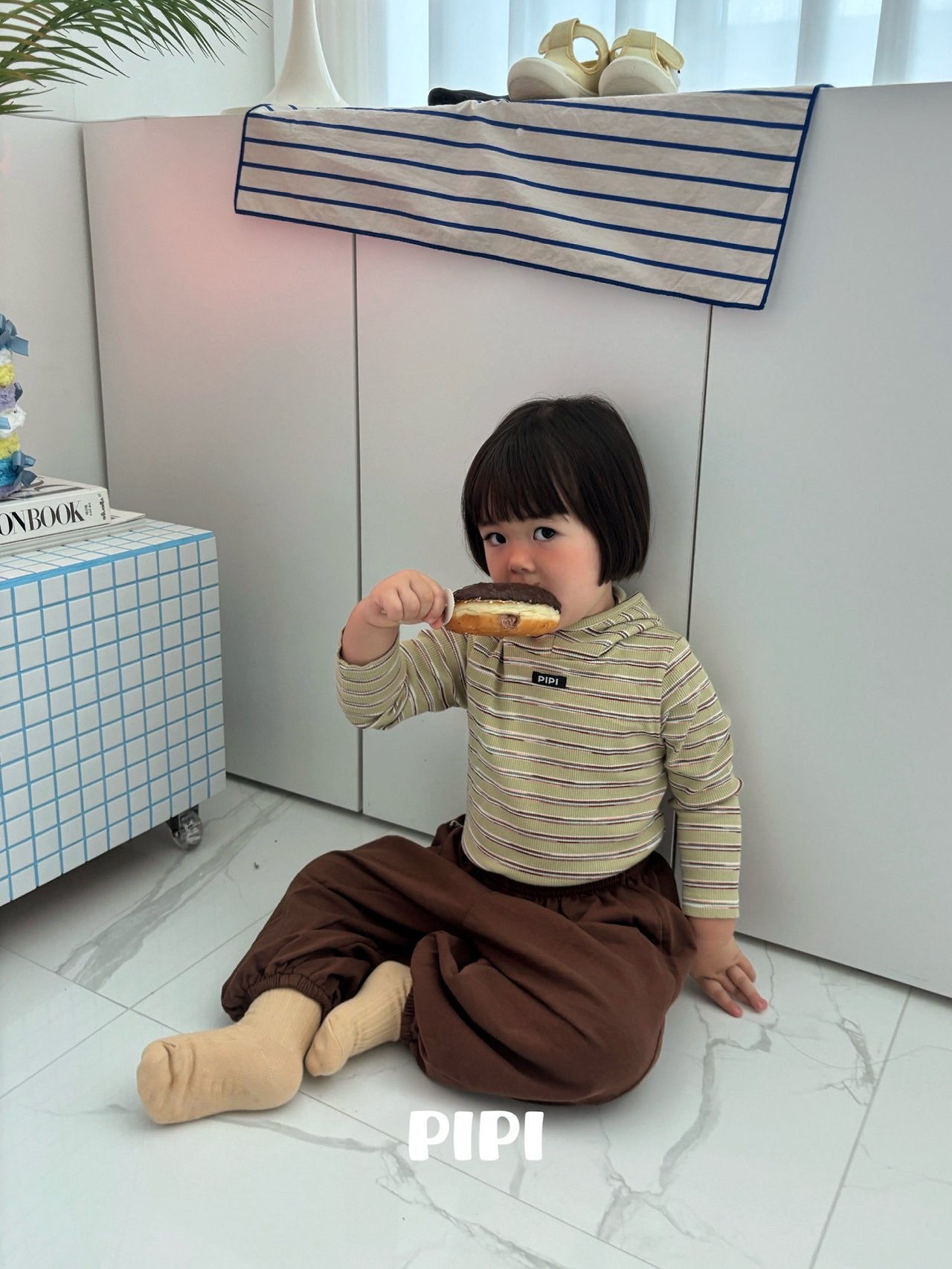 ［pipi］pastel jpgger pants