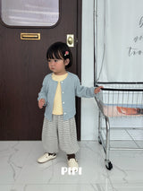 ［pipi］Soft stripe jogger pants