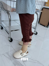 ［pipi］Frill ankle pants