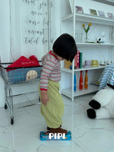 ［pipi］Rainbow stripe tee