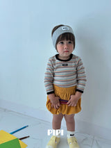 ［pipi］Rainbow stripe tee