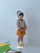 ［pipi］Rainbow stripe tee