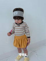 ［pipi］Rainbow stripe tee