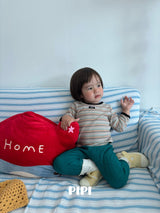 ［pipi］Rainbow stripe tee