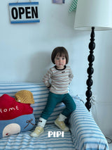 ［pipi］Rainbow stripe tee