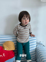 ［pipi］Rainbow stripe tee