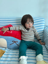 ［pipi］Rainbow stripe tee