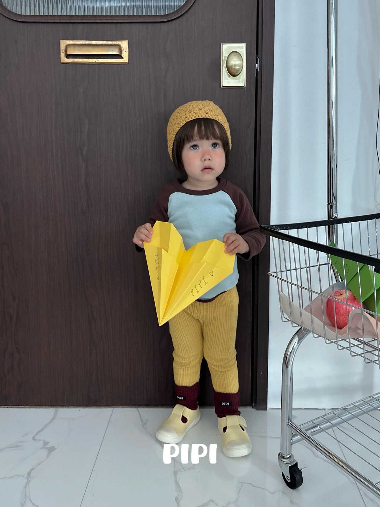 ［pipi］Raglan contrast tops