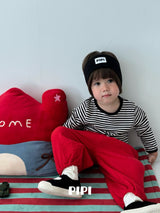 ［pipi］Stripe round tee
