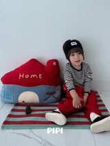 ［pipi］Stripe round tee