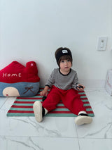 ［pipi］Stripe round tee