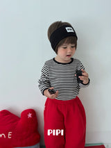 ［pipi］Stripe round tee
