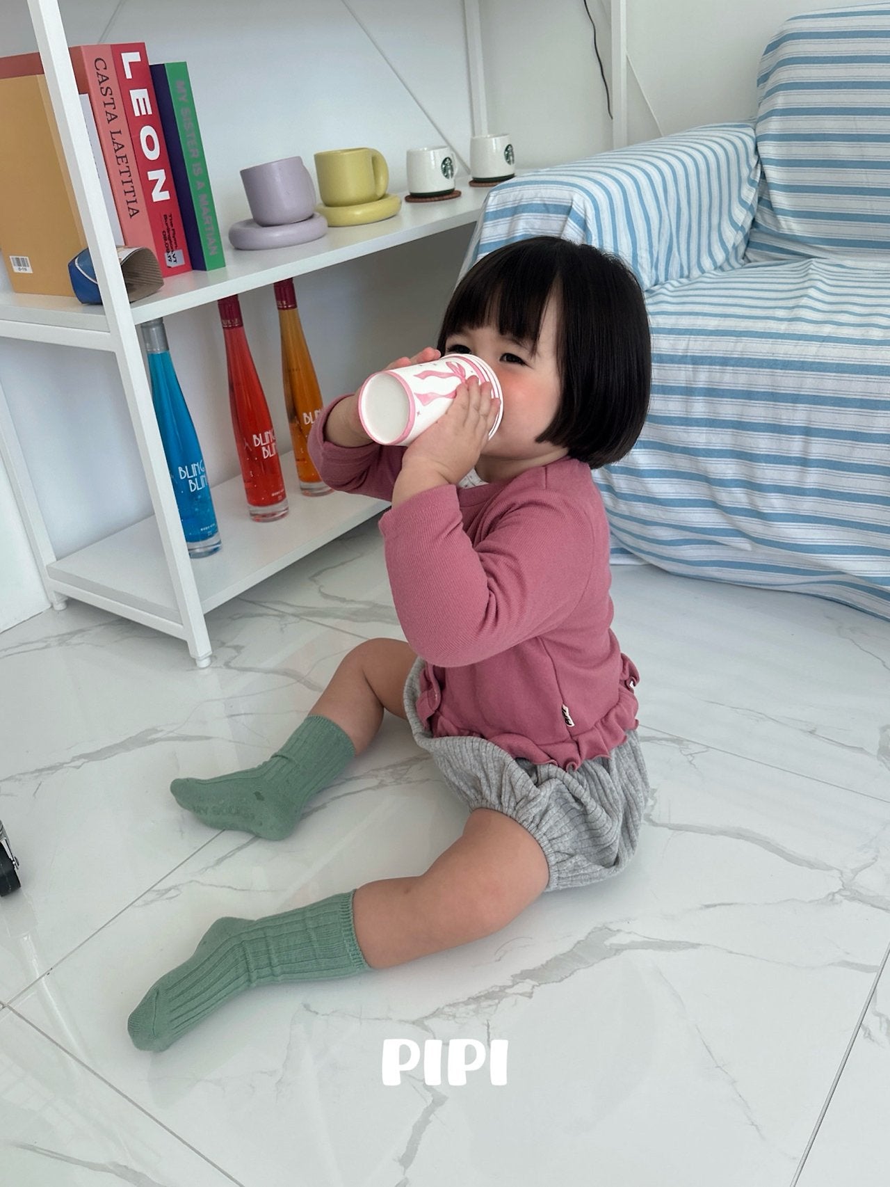 ［pipi］Knit pumpkin pants
