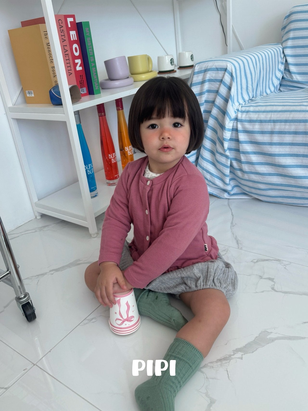 ［pipi］Frill cardigan