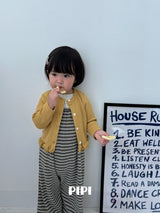 ［pipi］Pipi stripe overalls