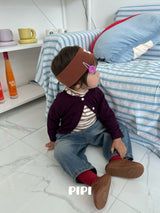 ［pipi］Banding denim pants