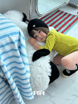 ［pipi］Buttun span rompers