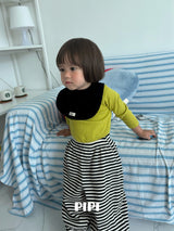 ［pipi］Buttun span rompers