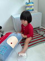 ［pipi］Buttun span rompers