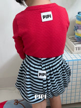 ［pipi］Buttun span rompers