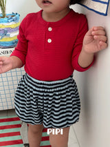 ［pipi］Stripe pumpkin pants