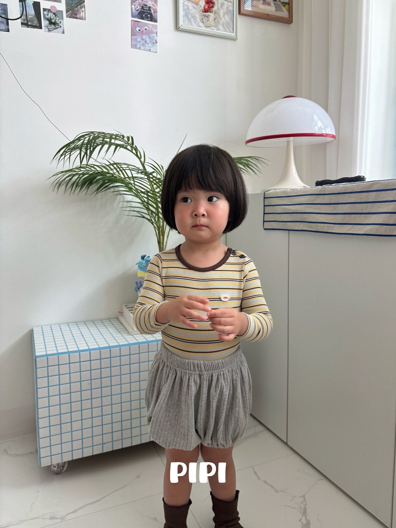 ［pipi］Knit pumpkin pants