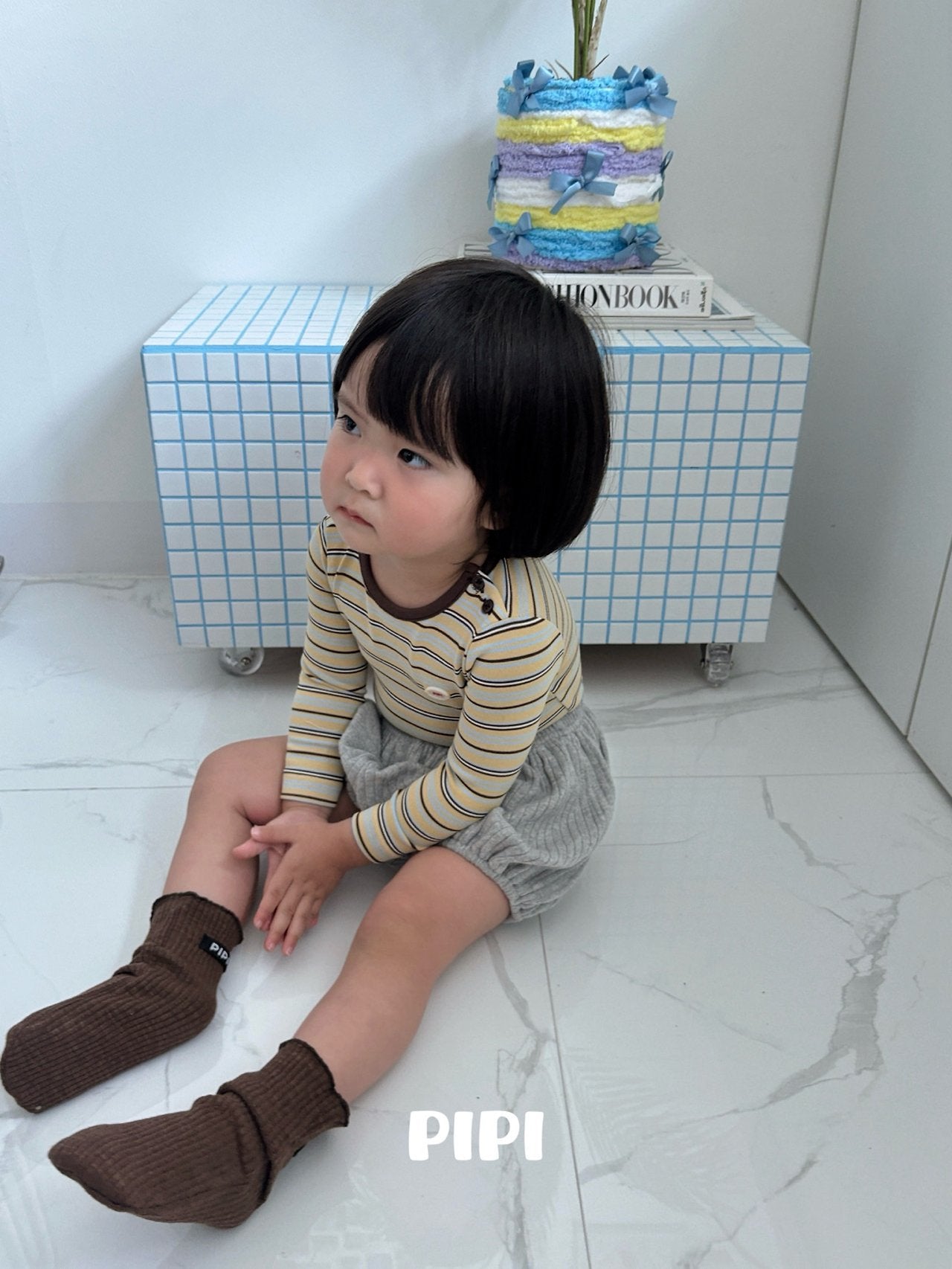 ［pipi］Knit pumpkin pants