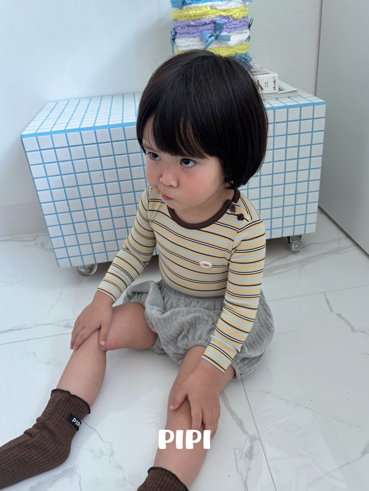 ［pipi］Knit pumpkin pants